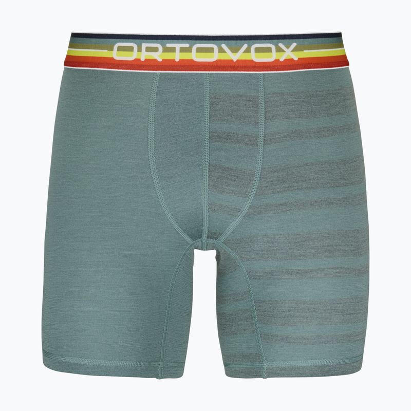 Pánské termo boxerky ORTOVOX 185 Rock'N'Wool arctic grey