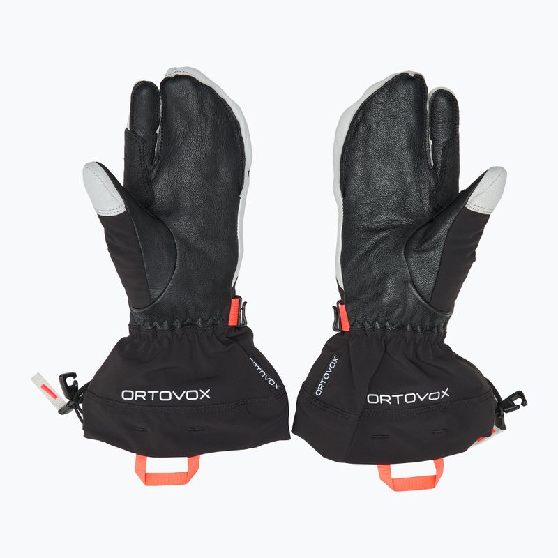 Dámské lyžařské rukavice  ORTOVOX Merino Freeride 3 Finger black raven 2