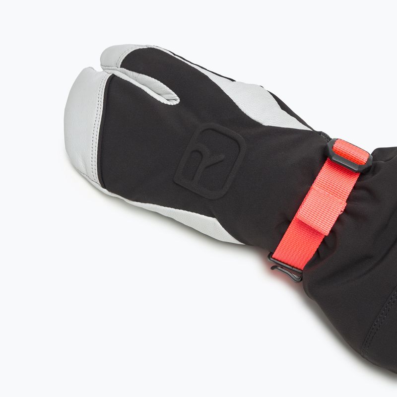 Dámské lyžařské rukavice  ORTOVOX Merino Freeride 3 Finger black raven 4