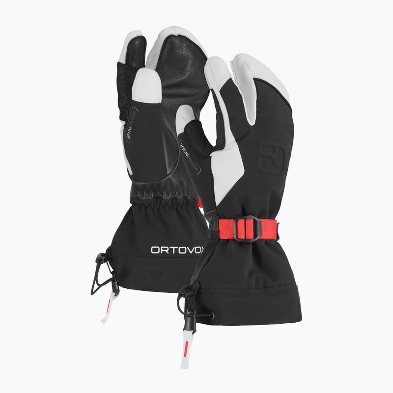 Dámské lyžařské rukavice  ORTOVOX Merino Freeride 3 Finger black raven