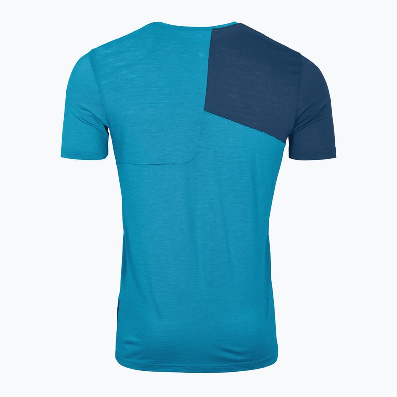 Pánské trekové tričko ORTOVOX 120 Tec mountain blue 2