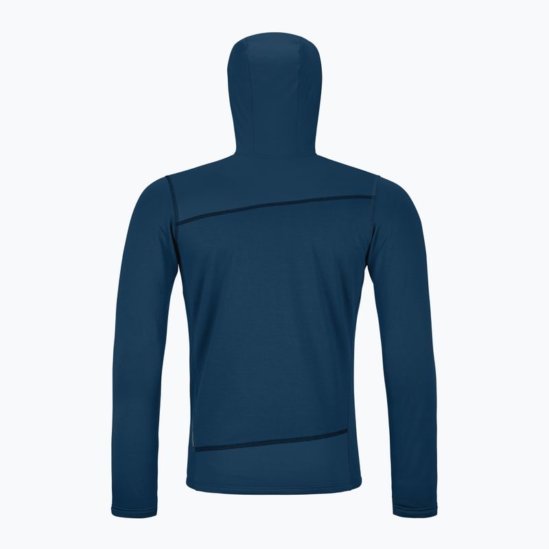 Pánská mikina ORTOVOX Fleece Light Hoody deep ocean 2