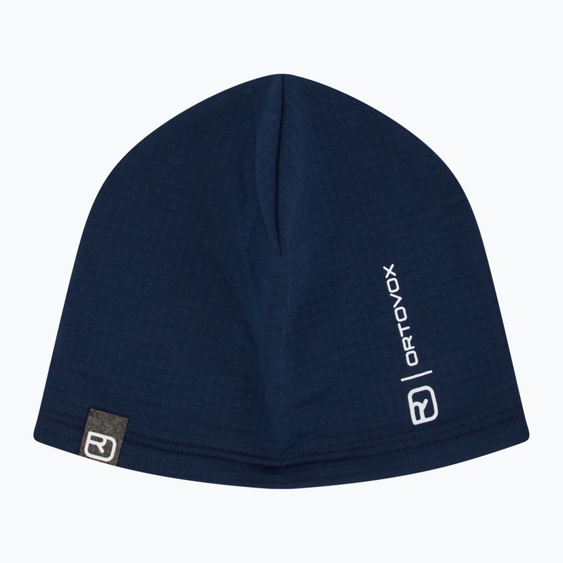 Zimní čepice  ORTOVOX Fleece Grid deep ocean