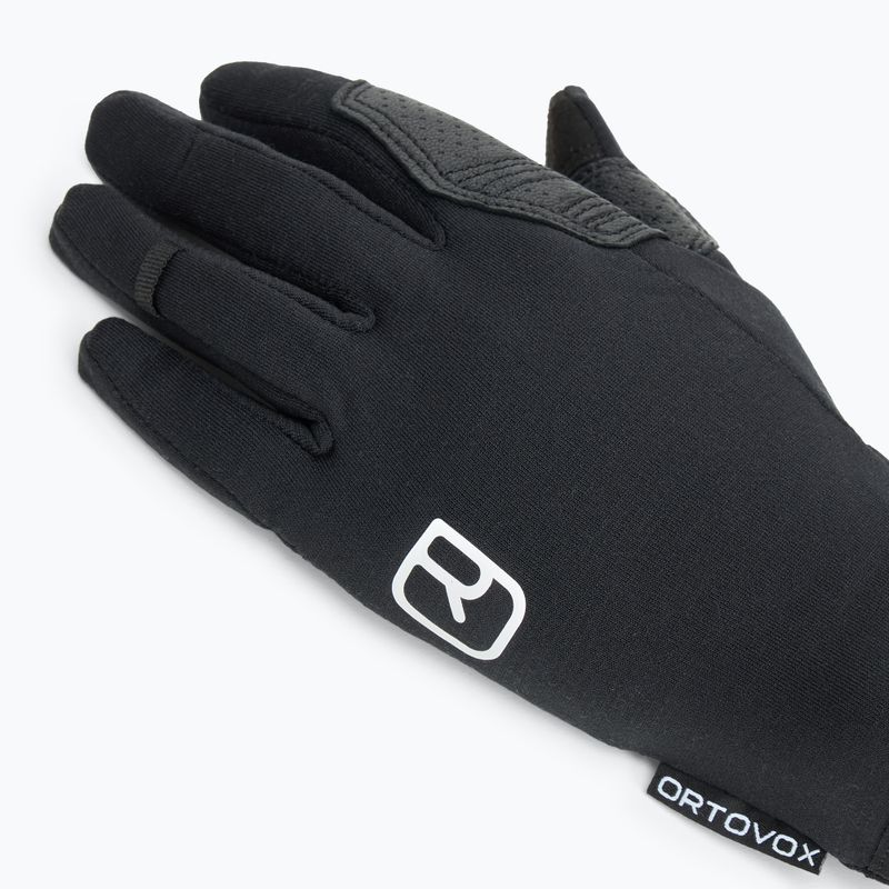 Pánské skitouringové rukavice ORTOVOX Fleece Light black raven 5