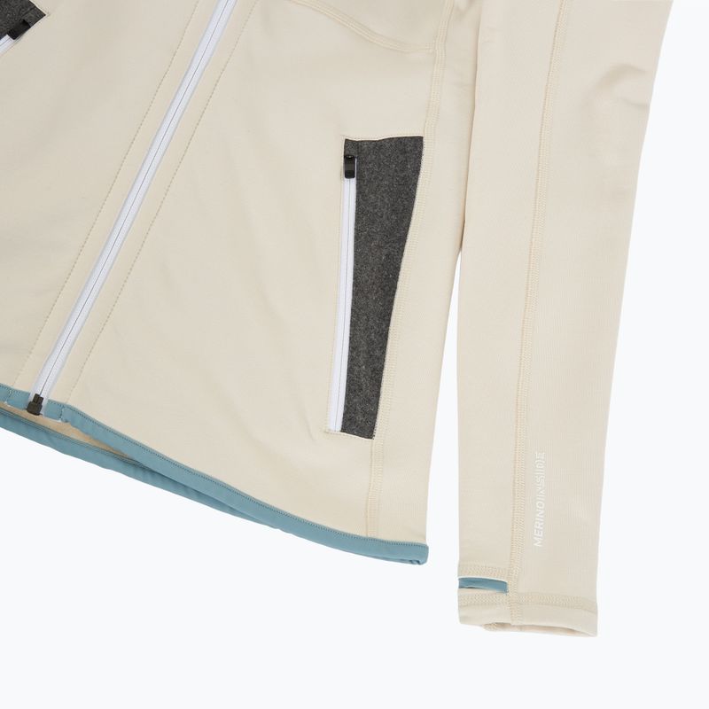 Dámská mikina  ORTOVOX Fleece Hoody white chalk 4
