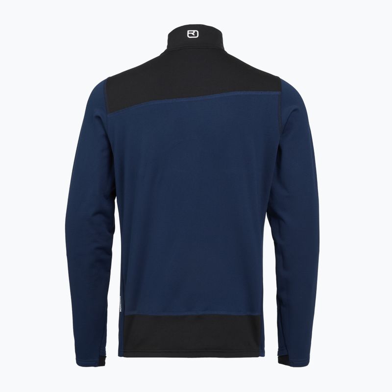 Pánská mikina ORTOVOX Fleece Light deep ocean 2