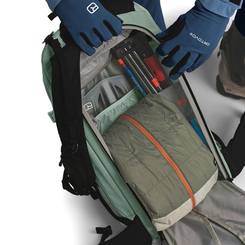 Batoh skialpový ORTOVOX Switchback 27 l green acid 8
