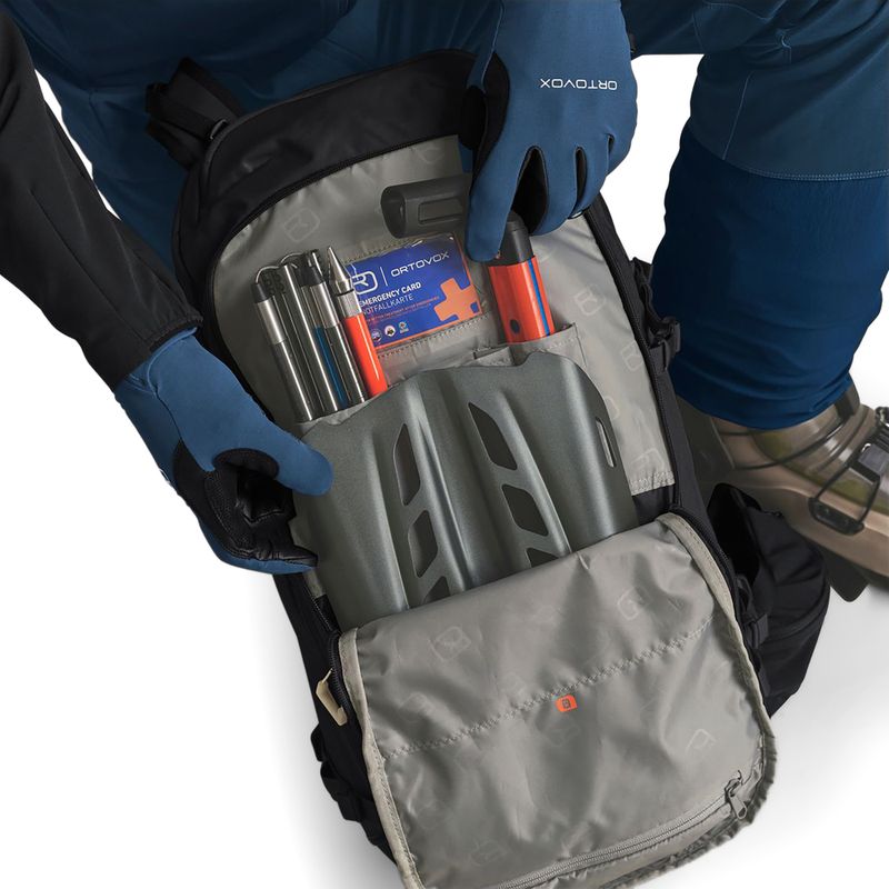 Batoh skialpový ORTOVOX Venet Tour 30 l black raven 10