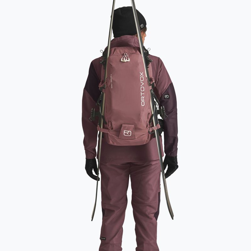 Batoh skialpový ORTOVOX Venet Tour 28 l dusk rose 7
