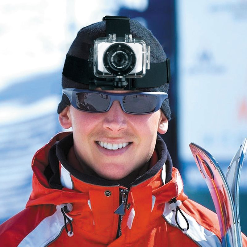 Držák kamery GoXtreme Head-Strap-Mount černý 55235 3