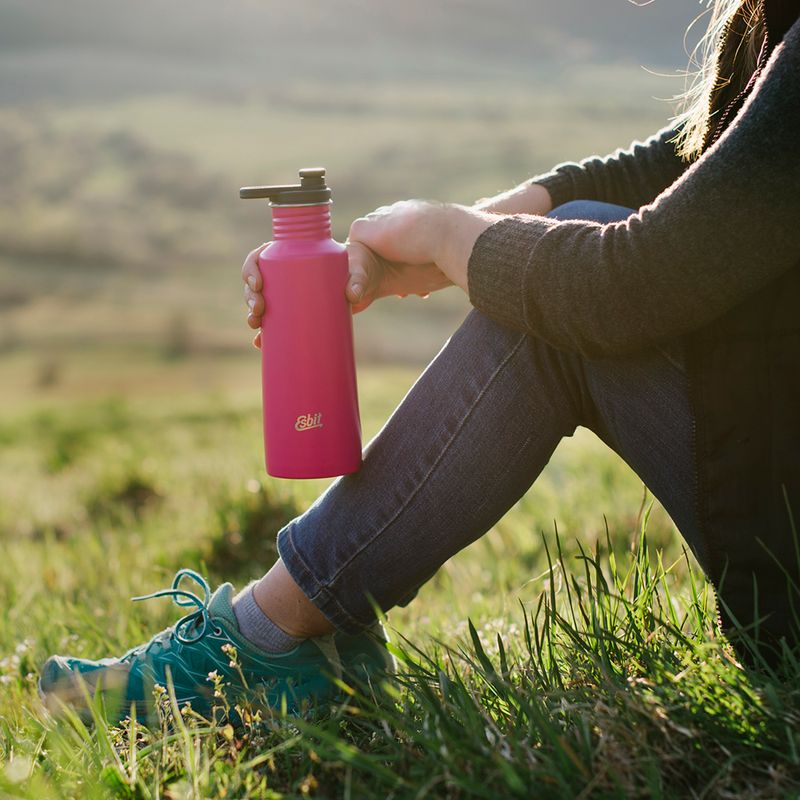 Cestovní láhev Esbit Pictor Stainless Steel Sports Bottle 550 ml pinkie pink 7