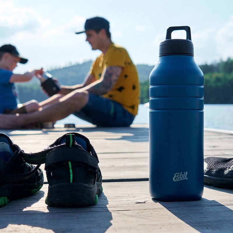 Cestovní láhev Esbit Majoris Stainless Steel Drinking Bottle 1000 ml polar blue 6