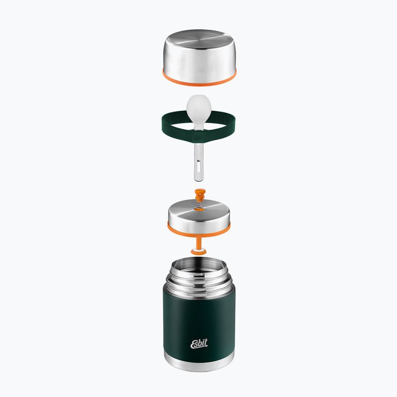 Termoska na jídlo s příborem Esbit Stainless Steel Food Jug 500 ml forest green 4