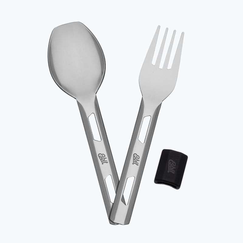 Termoska na jídlo s příborem Esbit Stainless Steel Food Jug 750 ml black 9