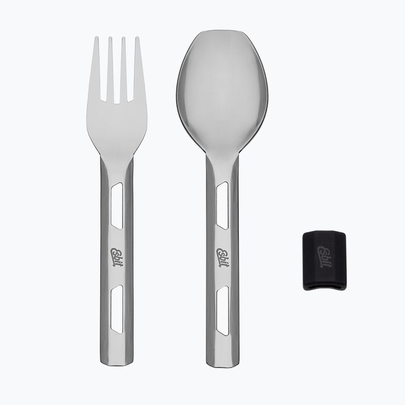 Termoska na jídlo s příborem Esbit Stainless Steel Food Jug 750 ml black 10