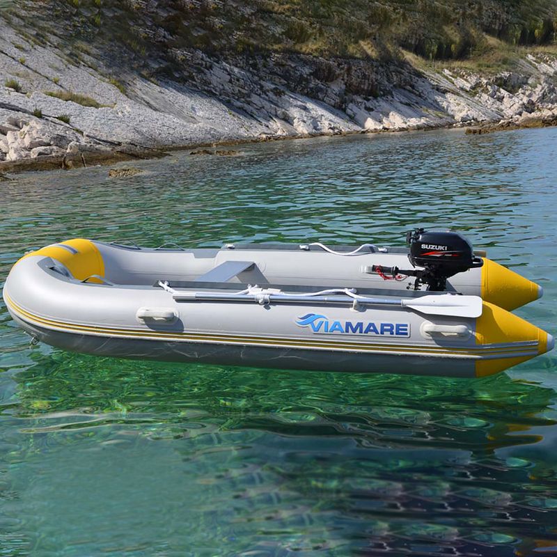 Ponton pro 5 osob Viamare 330 S Airdeck šedožlutý 1126154 3
