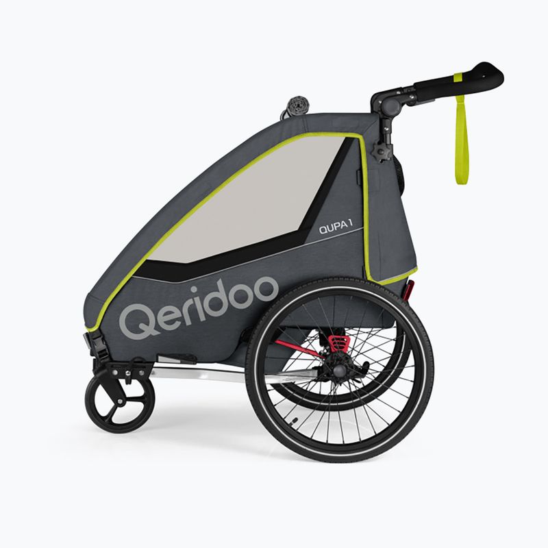 Přívěs na kolo Qeridoo Qupa 1 lime 2