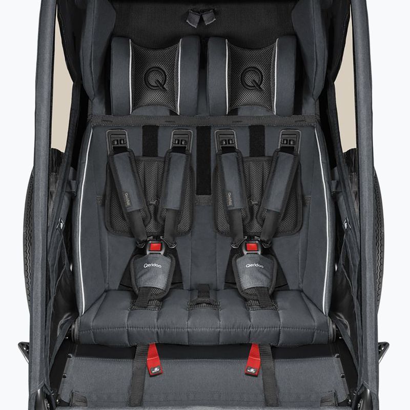 Přívěs za kolo Qeridoo Kidgoo 2 dark navy/blue 7