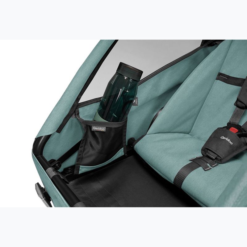Cyklistický přívěs Qeridoo Qupa 1 mineral blue 11