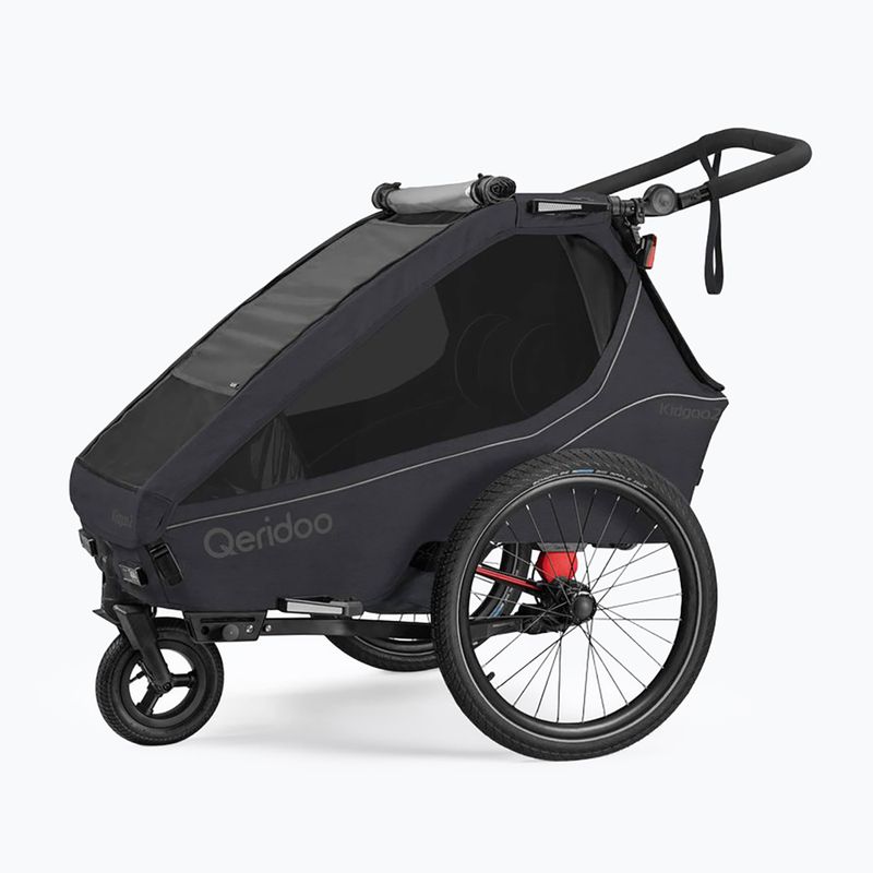 Přívěsný vozík za kolo Qeridoo Kidgoo 2 phantom grey
