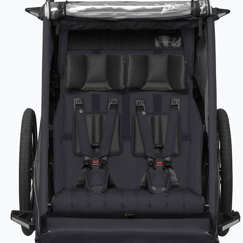 Přívěsný vozík za kolo Qeridoo Kidgoo 2 phantom grey 5