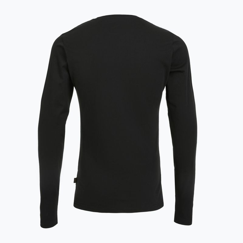 Pánské polo tričko Longsleeve Alpha Industries Basic T black 2