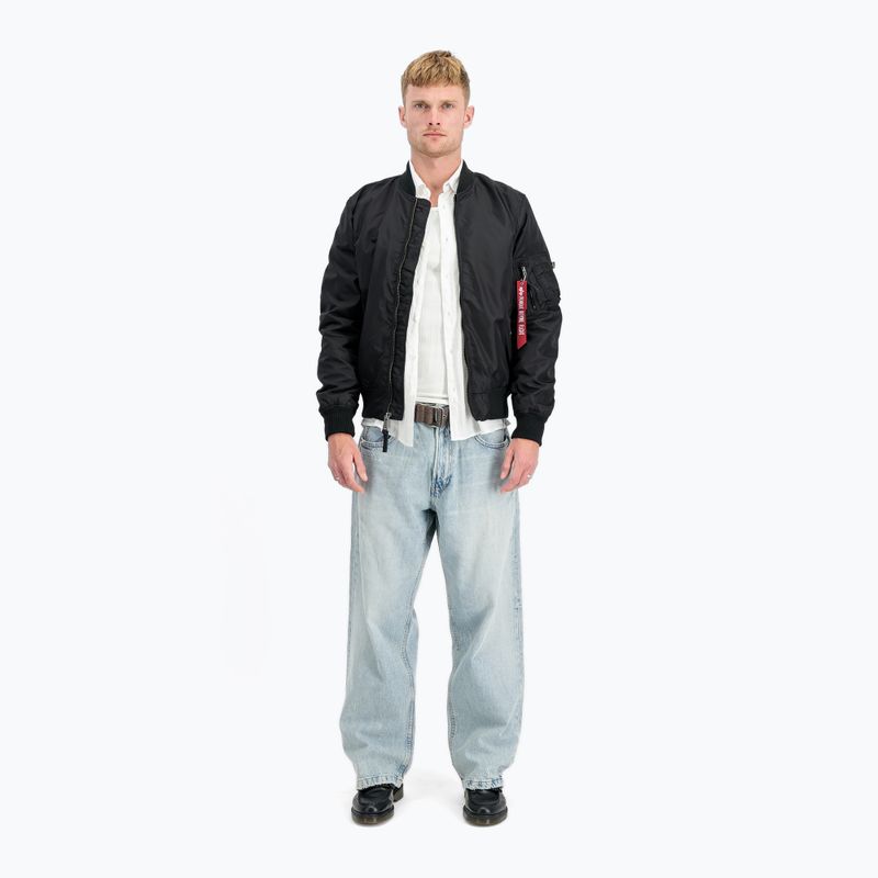 Pánská bunda Alpha Industries MA-1 TT Two Tone Bomber black 2