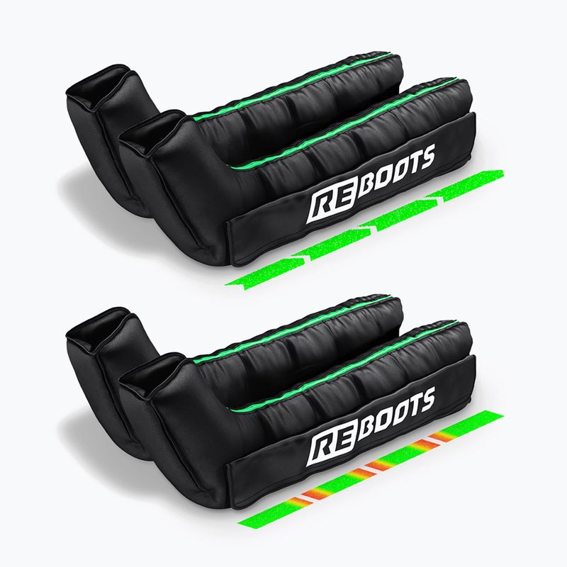 Návleky na lymfodrenáž REBOOTS Go Lite black/white/green 3