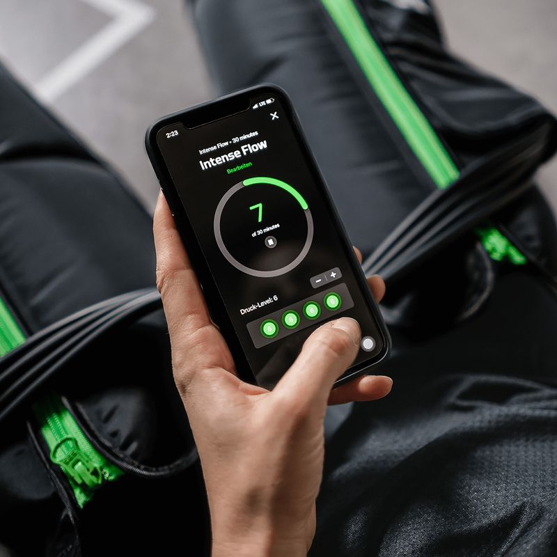 Návleky na lymfodrenáž REBOOTS Go Lite black/white/green 10