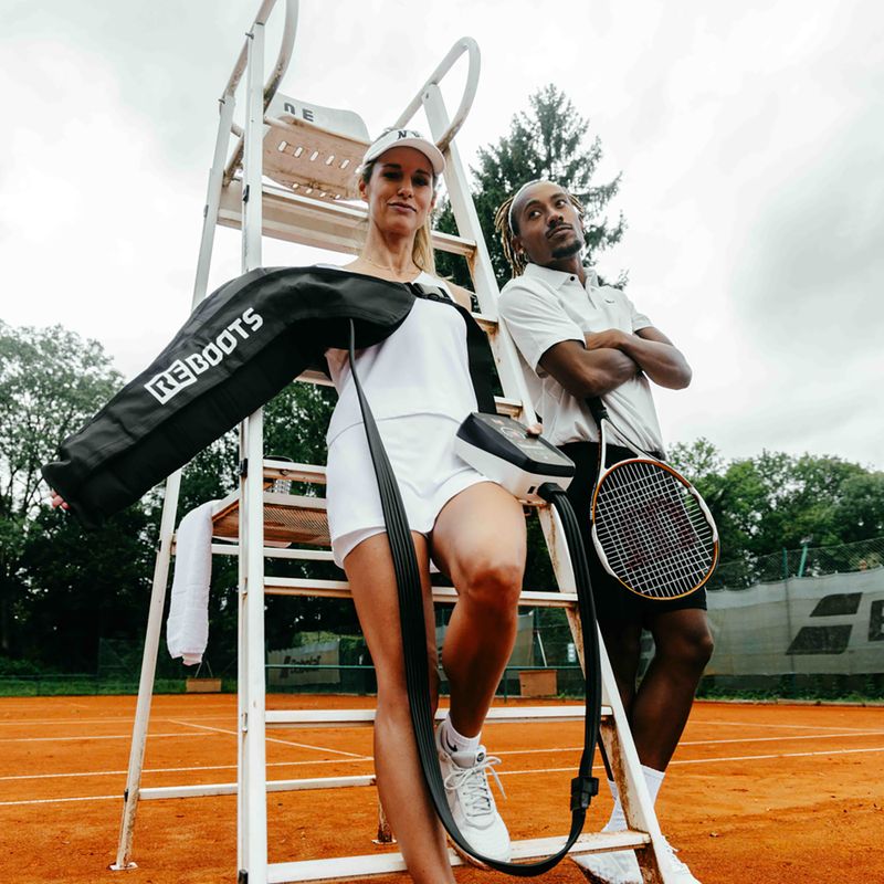 Manžety na masáž REBOOTS Go/One Lite Arm Cuffs 2.0 black/white 4