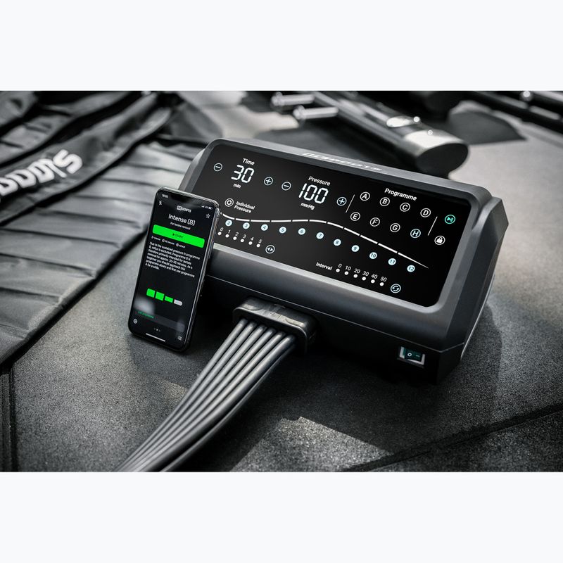 Návleky na lymfodrenáž REBOOTS One Pro Recovery Pants 2.0 2025 Edition black/white/green 6