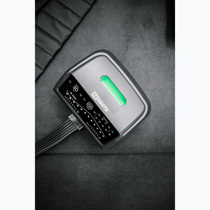Návleky na lymfodrenáž REBOOTS One Pro Recovery Pants 2.0 2025 Edition black/white/green 7