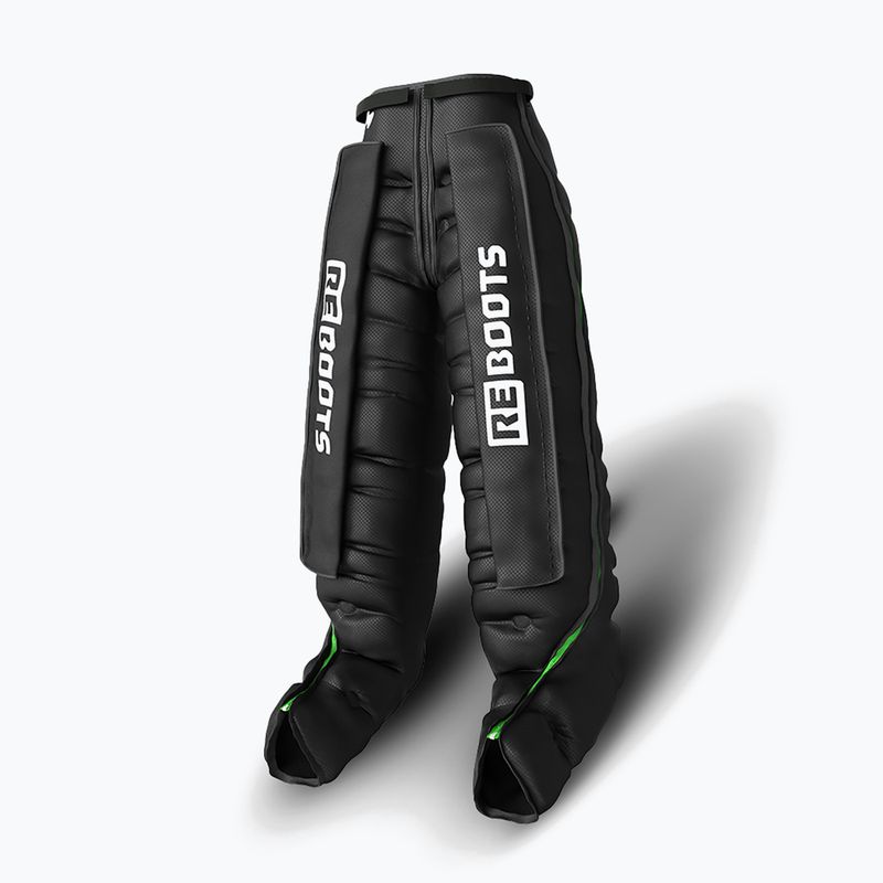 Návleky na lymfodrenáž REBOOTS Go Lite Recovery Pants 2.0 2025 Edition black/white/green 2