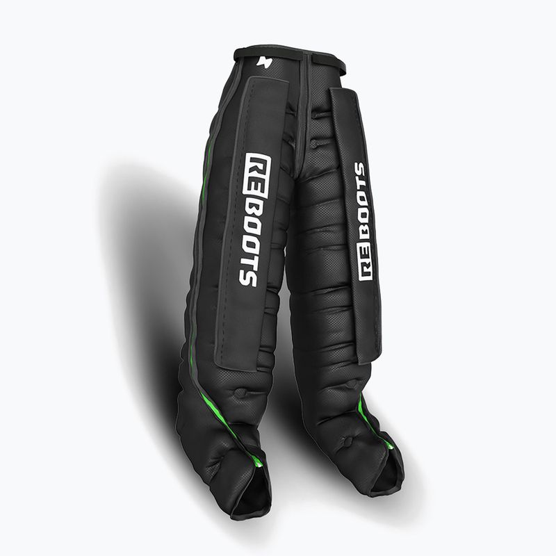 Návleky na lymfodrenáž REBOOTS Go Lite Recovery Pants 2.0 2025 Edition black/white/green 3