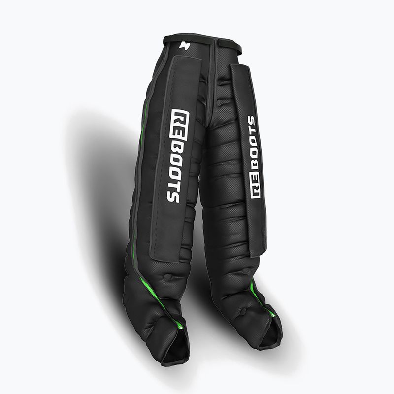 Návleky na lymfodrenáž REBOOTS Go Lite Recovery Pants 2.0 2025 Edition black/white/green 4