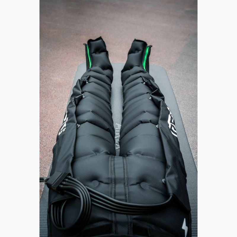 Návleky na lymfodrenáž REBOOTS Go Lite Recovery Pants 2.0 2025 Edition black/white/green 11