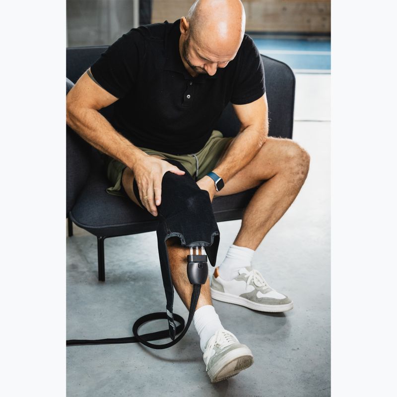 Manžeta na kryoterapii s kompresí REBOOTS Knee black 9