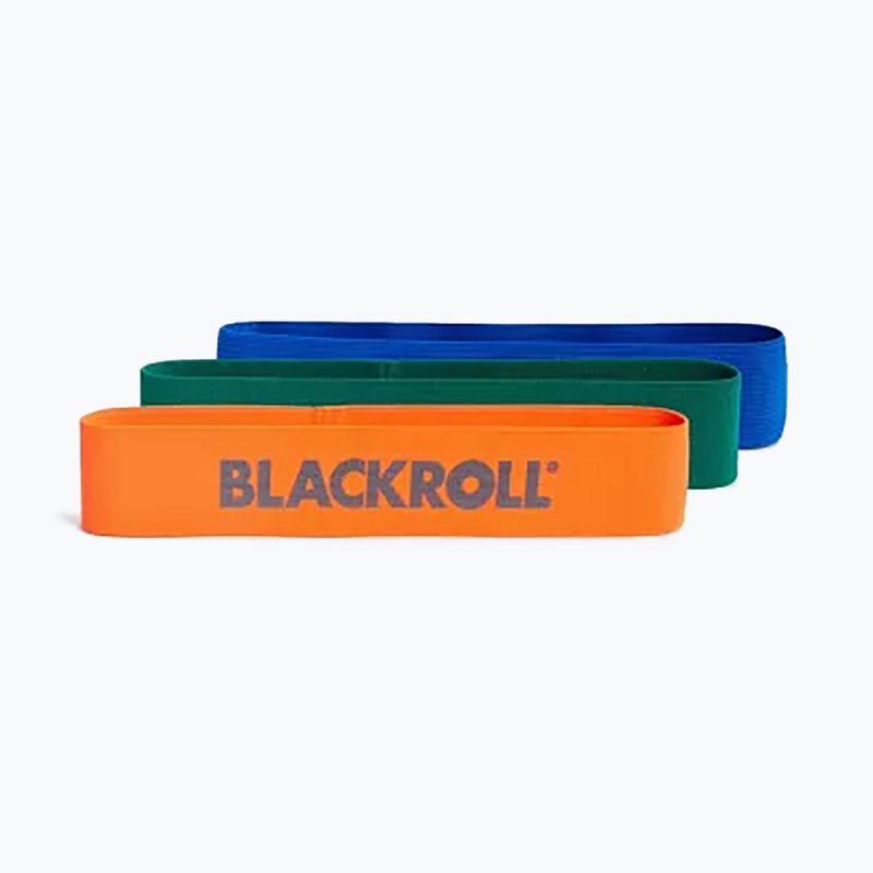 Odporové gumy BLACKROLL Loop Band orange/green/blue