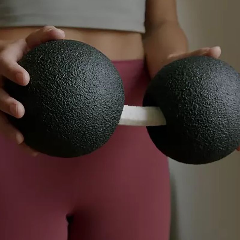 Dvojitý masážní míček BLACKROLL Duoflex 12 black 6