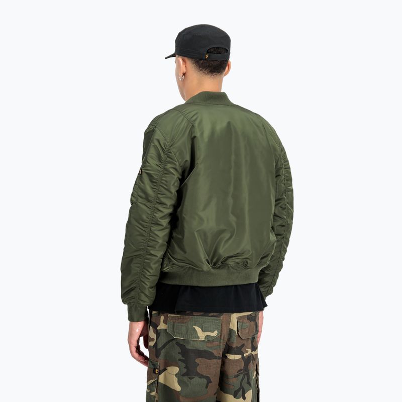 Pánská bunda Alpha Industries MA-1 VF 59 Vintage Fit Bomber dark green 3