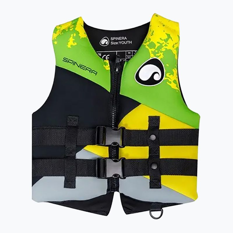 Dětská plovací vesta SPINERA Youth Neopren 50N green/yellow