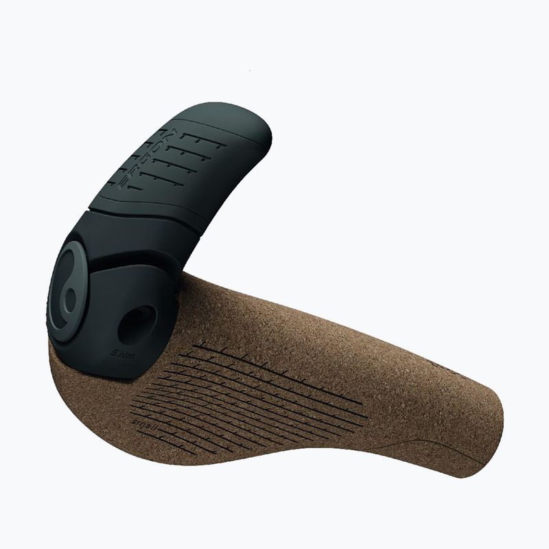Gripy na řídítka  Ergon GP2 Evo Biokork brown/black 3