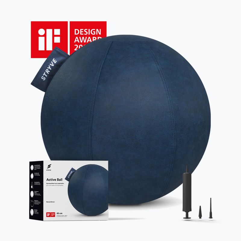 Gymnastický míč STRYVE Active 70 cm royal blue 4