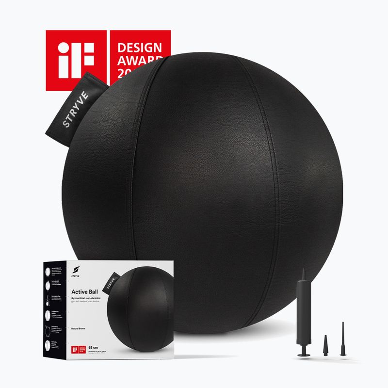 Gymnastický míč STRYVE Active 65 cm black 4