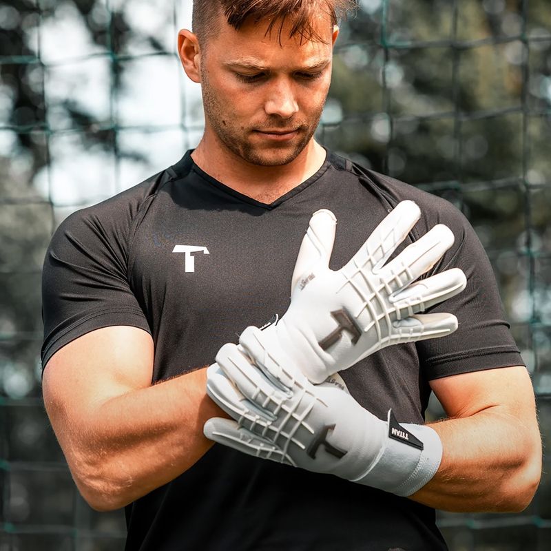 T1TAN Beast 3.0 Brankářské rukavice bílé 5