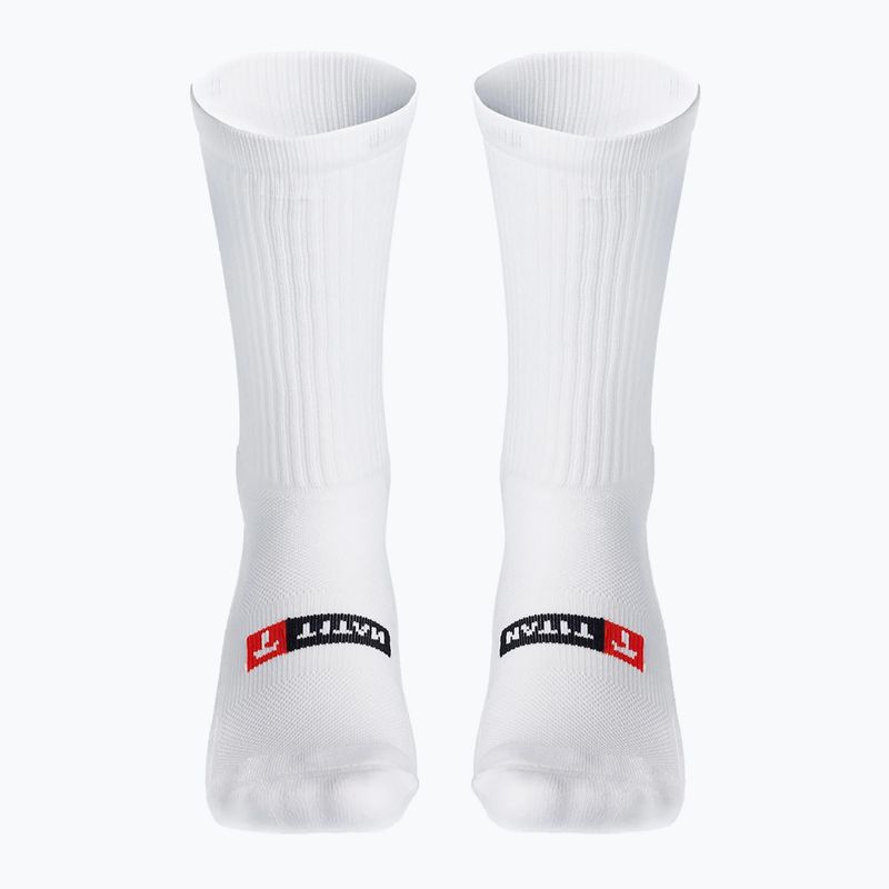 Fotbalové ponožky T1TAN Grip Socks white 3