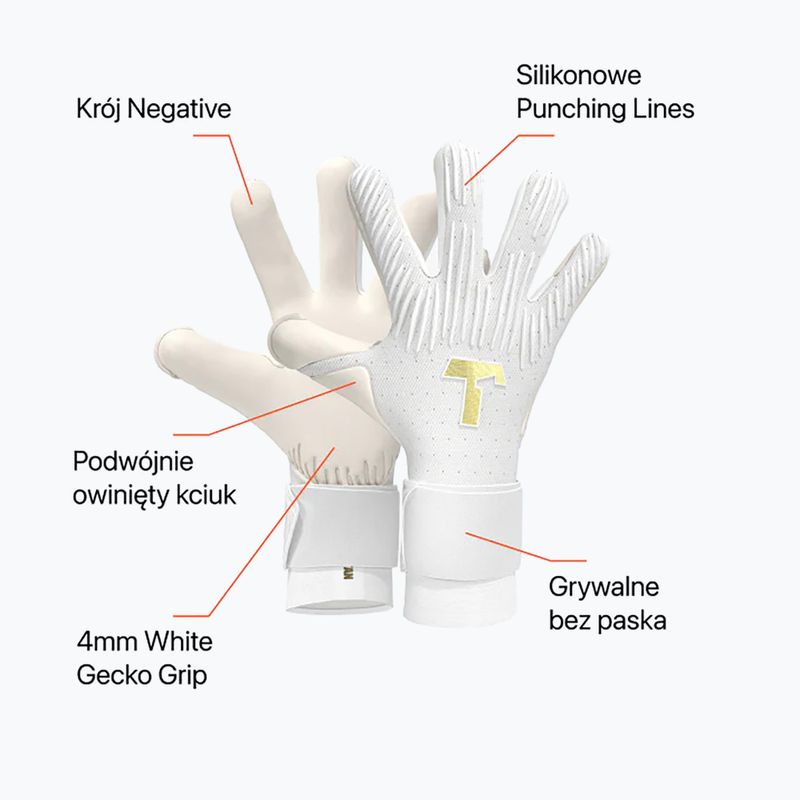 Brankářské rukavice T1TAN Rebel 2.0 White-Out white 3