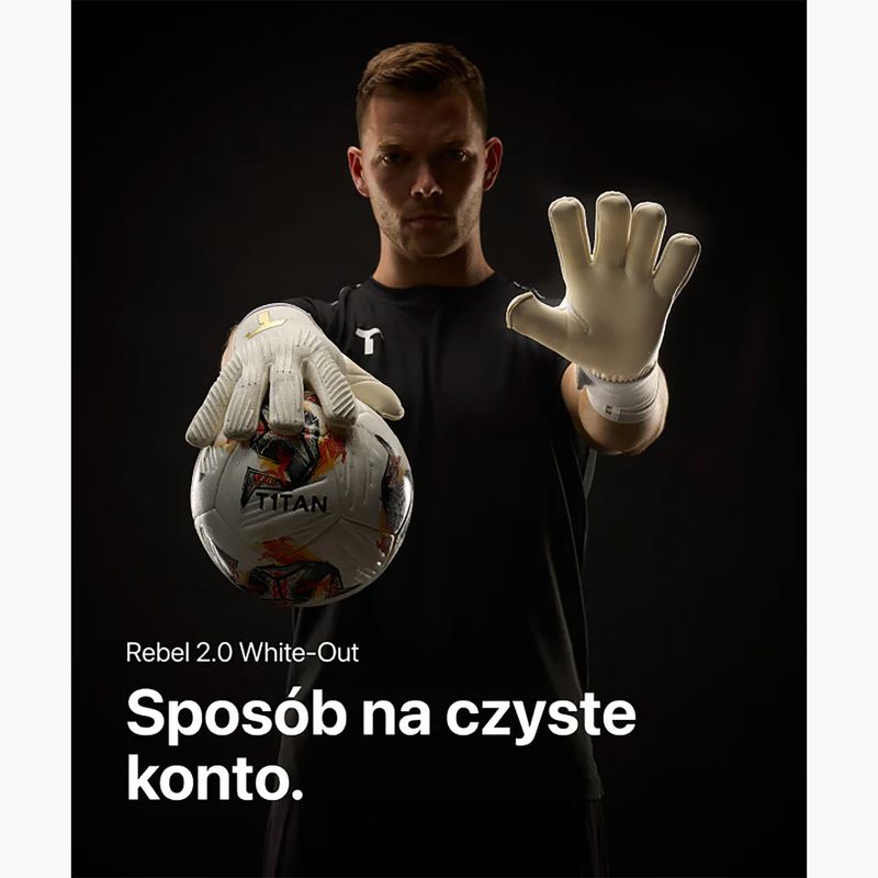 Brankářské rukavice T1TAN Rebel 2.0 White-Out white 6