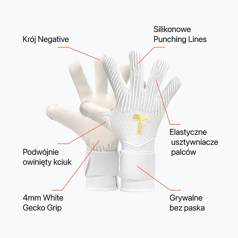 Brankářské rukavice T1TAN Rebel 2.0 White-Out FP white 3