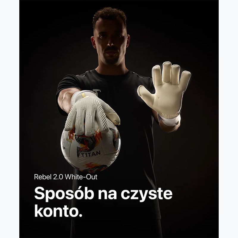 Brankářské rukavice T1TAN Rebel 2.0 White-Out FP white 6